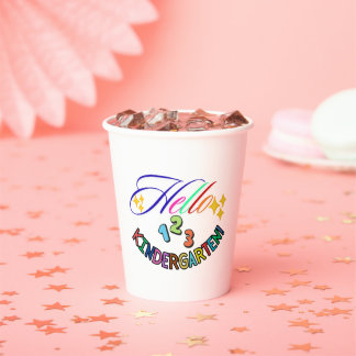 Gobelets En Papier Mug pour l'enseignant de maternelle, Cadeau de ren