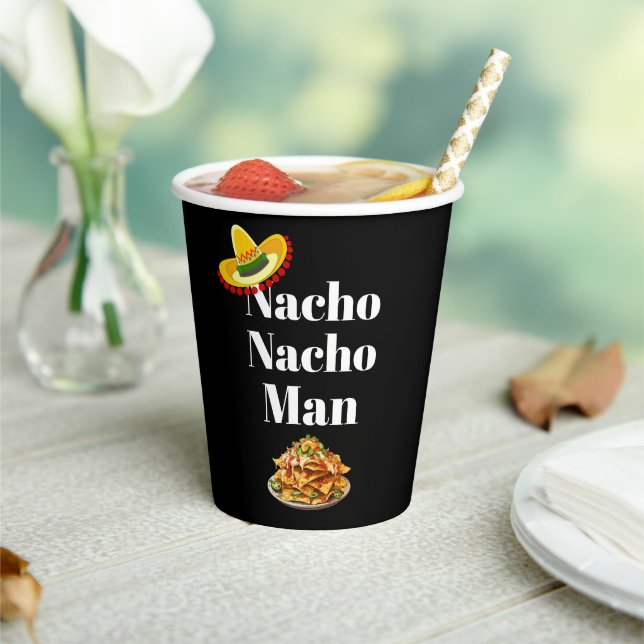 Gobelets En Papier Nacho Nacho Man Paper Cup (Insitu)