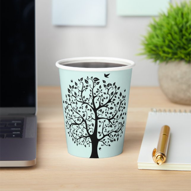 Gobelets En Papier Namaste Tree of Life (Insitu)