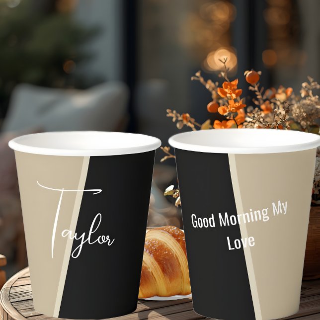 Gobelets En Papier Newest Paper Cups Two side Personalized (Créateur téléchargé)
