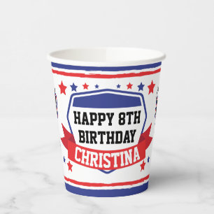 Gobelets En Papier Ninja Filles guerrières tasses de papier fête d'an
