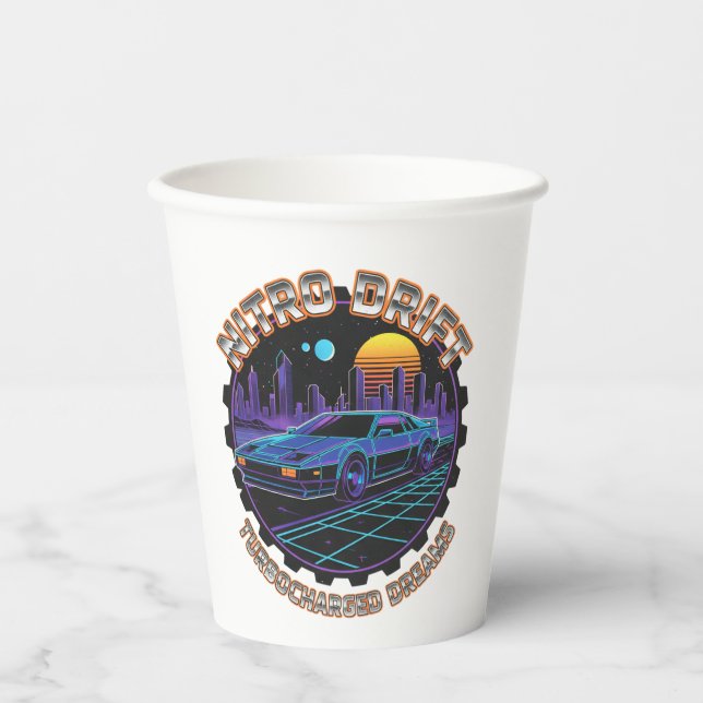 Gobelets En Papier Nitro Drift (Recto)