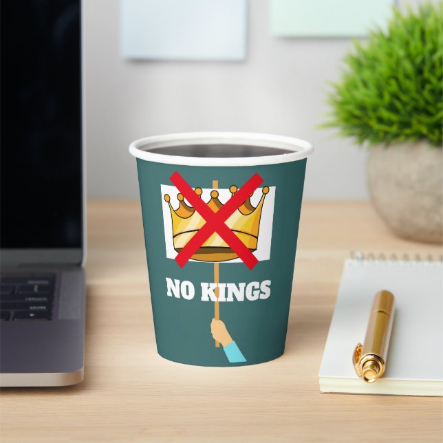Gobelets En Papier No Kings Paper Cup (Insitu)