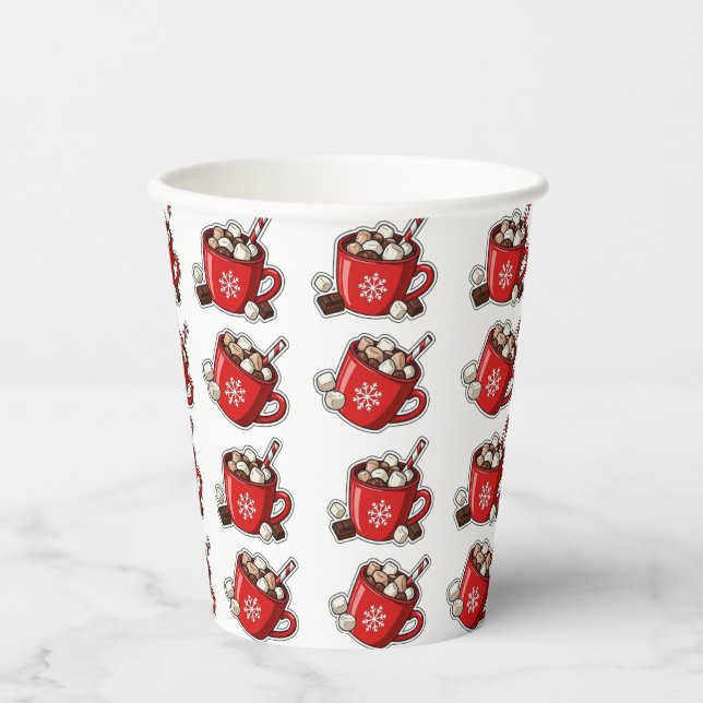 Gobelets En Papier Noël (Recto)