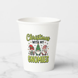 Gobelets En Papier Noël avec mes lutins modèle gnome