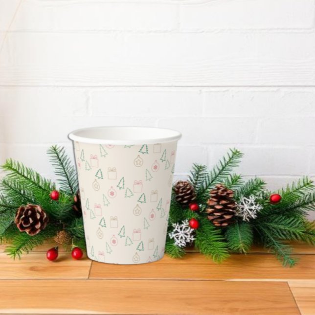 Gobelets En Papier Noël chic (Créateur téléchargé)