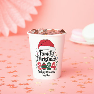 Gobelets En Papier Noël en famille 2024 Créer des souvenirs ensemble