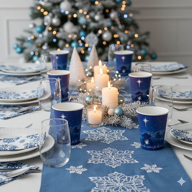 Gobelets En Papier Noël Jésus est la raison (Créateur téléchargé)