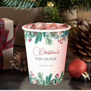 Gobelets En Papier Noël Père Noël bébé genre neutre