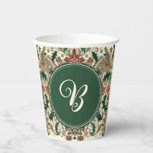 Gobelets En Papier Noël Victorien/Classique/Vintage