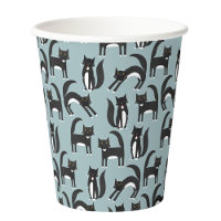 Noir et blanc Cute Tuxedo Kitty Cats Motif