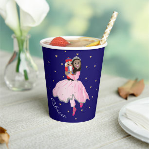 Gobelets En Papier Noisette de Noël Ballerina Dk Brn