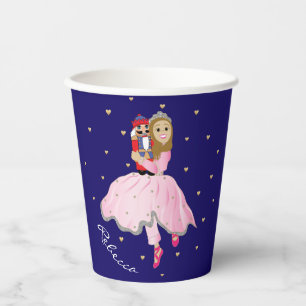Gobelets En Papier Noisette de Noël Ballerina Lt Brn