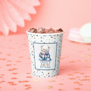 Gobelets En Papier Nounours Teddy Bear  Premier Anniversaire