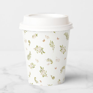 Gobelets En Papier Oh Deer Woodland  Floral Bridal Shower 