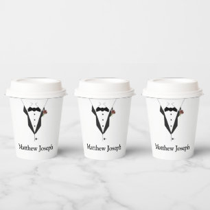 Gobelets En Papier Oh mon Dieu ! Baby shower de Tuxedo