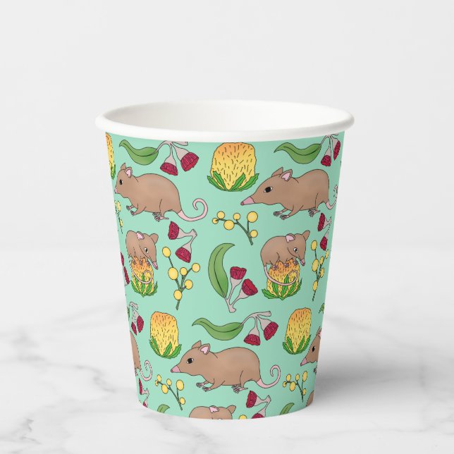 Gobelets En Papier Opossum miel (Recto)