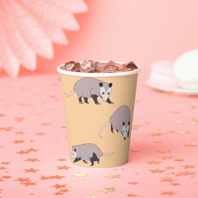 Gobelets En Papier Opossums (Insitu)