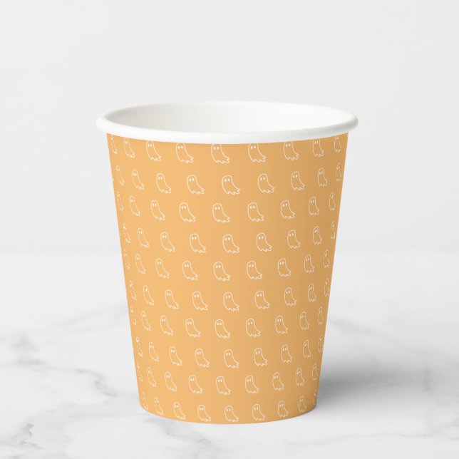 Gobelets en papier orange fantôme (Recto)