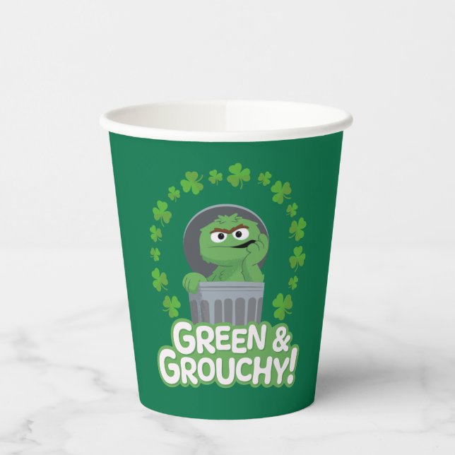 Gobelets En Papier Oscar | Green & Grouchy ! (Gauche)