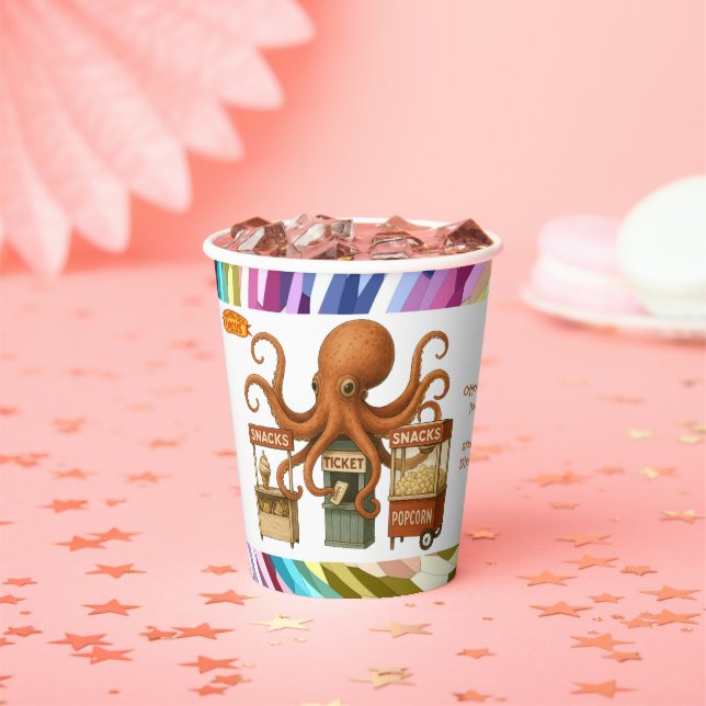 Gobelets En Papier Otto’s circus snack shack (Insitu)