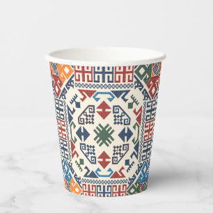 Gobelets En Papier Palestine traditionnelle Broderie tatreez boho