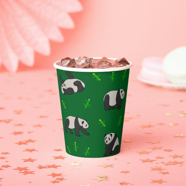 Gobelets En Papier Panda (Insitu)