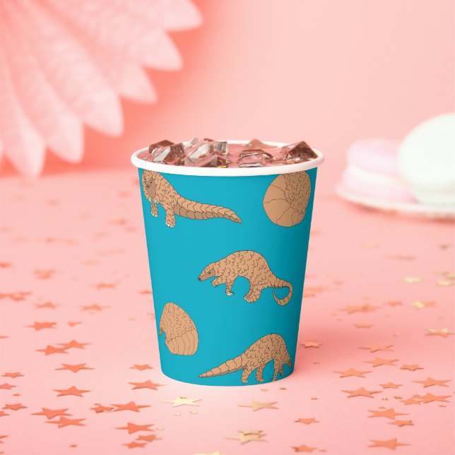 Gobelets En Papier Pangolins (Insitu)
