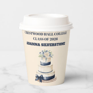 Gobelets En Papier Paper cup-Editable Graduation Tableware Set