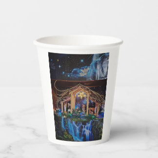 Gobelets En Papier Paper cup for christmas nativityscene