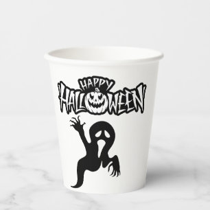Gobelets En Papier Paper cup Happy Halloween
