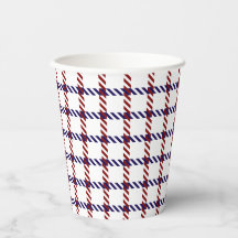 Papier à carreaux de ferme rustique rouge, blanc e