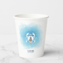 Papier à cups Astrologie Aquarelle - Cancer