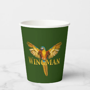 Gobelets En Papier Parrot Wingman