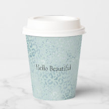 Parties scintillant Empreinte de léopard de la Mon