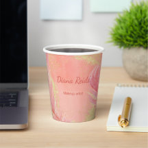 Parties scintillant or rose nom personnalisé