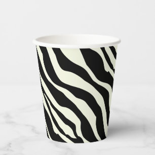Gobelets En Papier Party Animal Zebra Print Paper Cup