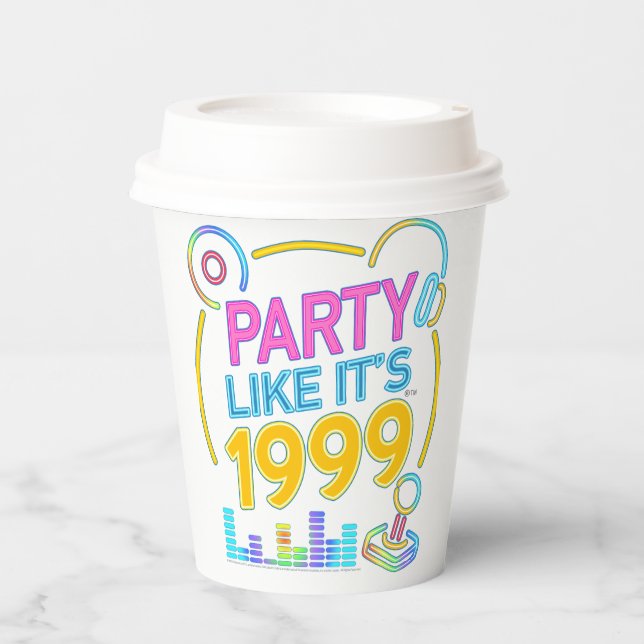 Gobelets En Papier Party Like It’s 1999®™ – Neon Soundtrack (Recto)