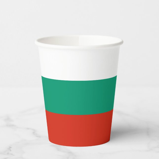Gobelets En Papier Patriotic Bulgarian (Gauche)