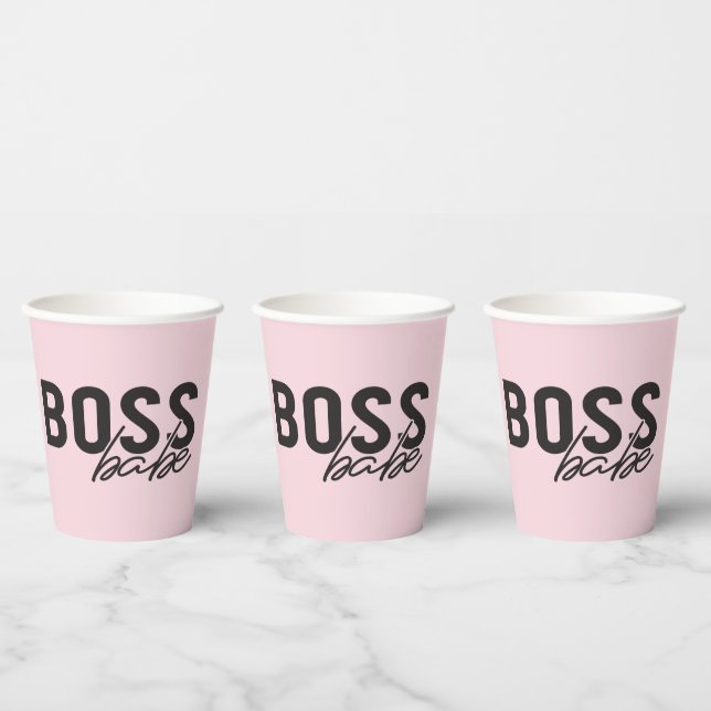 Gobelets En Papier Patron Babe (Multi)