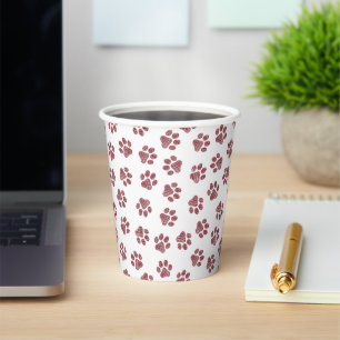 Gobelets En Papier Patrouilles de Doodle, Paws de Chien, Paws De Bour