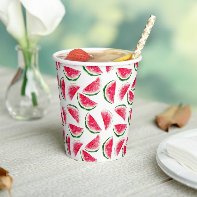 Gobelets En Papier Patters de Cute Pineapple et Watermelon (Insitu)