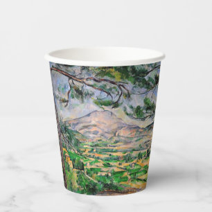 Gobelets En Papier Paul Cezanne - Mont Sainte-Victoire et Grand Pin