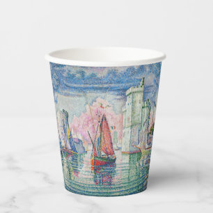 Gobelets En Papier Paul Signac - Entrée du port de La Rochelle