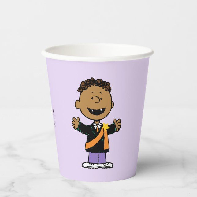 Gobelets En Papier Peanuts | Franklin Halloween Vampire (Recto)