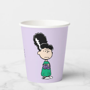 Gobelets En Papier Peanuts Lucy Mariée de Frankenstein Halloween