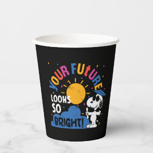 Gobelets En Papier Peanuts Snoopy Votre avenir est si brillant