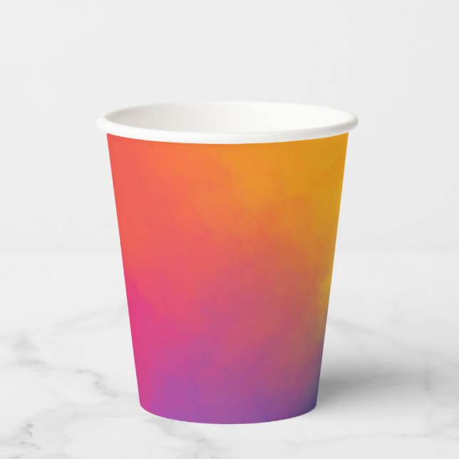 Gobelets En Papier Peinture Teinture Teinture Arts et artisanat Robe  (Recto)