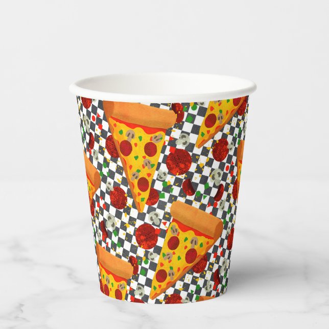 Gobelets En Papier Pepperoni chaud (Recto)