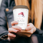 Gobelets En Papier Père Noël moderne Baby Christmas Baby shower tasse<br><div class="desc">Tasses en papier Baby shower de Noël Père Noël moderne pour bébés. Éléments correspondants disponibles.</div>